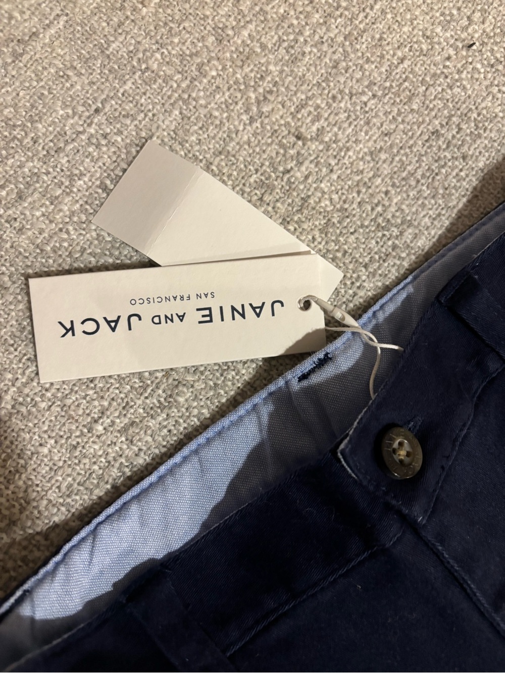 NWT Janie & Jack Navy Pants - Picture 2 of 7